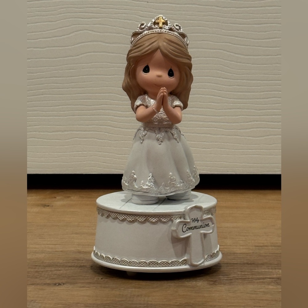 First Communion Girl Musical Figurine